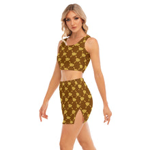 Load image into Gallery viewer, UTO IV Women&#39;s Camisole And Hip Skirt Suit
