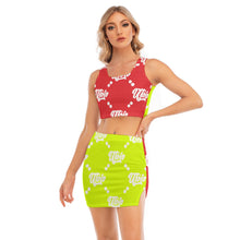 Load image into Gallery viewer, UTO IV Women&#39;s Camisole And Hip Skirt Suit
