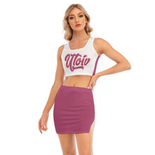 Load image into Gallery viewer, UTO IV Women&#39;s Camisole And Hip Skirt Suit
