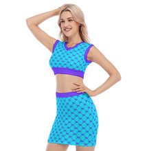 Load image into Gallery viewer, UTO IV V-Neck Vest Skirt Suit
