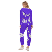 Load image into Gallery viewer, UTO IV Women&#39;s Crop Hoodie Sports Set
