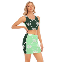 Load image into Gallery viewer, UTO IV Women&#39;s Camisole And Hip Skirt Suit
