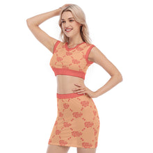 Load image into Gallery viewer, UTO IV V-Neck Vest Skirt Suit
