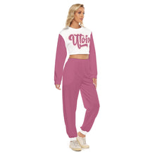 Load image into Gallery viewer, UTO IV Women&#39;s Crop Sweatshirt Suit
