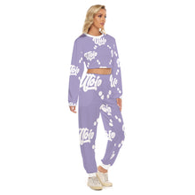 Load image into Gallery viewer, UTO IV Women&#39;s Crop Sweatshirt Suit
