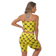 Load image into Gallery viewer, UTO IV Women&#39;s Breast Wrap Shorts Suit
