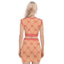 Load image into Gallery viewer, UTO IV V-Neck Vest Skirt Suit
