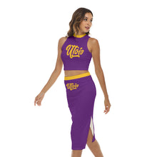Load image into Gallery viewer, UTO IV Women&#39;s Tank Top &amp; Split High Skirt Set
