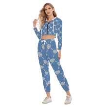 Load image into Gallery viewer, UTO IV Women&#39;s Crop Hoodie Sports Set
