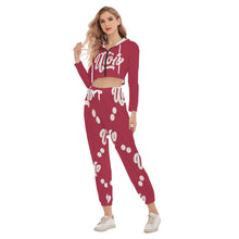 Load image into Gallery viewer, UTO IV Women&#39;s Crop Hoodie Sports Set
