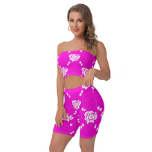 Load image into Gallery viewer, UTO IV Women&#39;s Breast Wrap Shorts Suit
