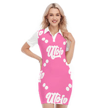 Load image into Gallery viewer, UTO IV Women&#39;s Polo Collar Dress
