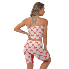 Load image into Gallery viewer, UTO IV &quot;Cheesecake&quot; Women&#39;s Breast Wrap Shorts Suit

