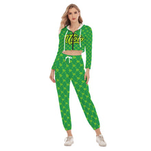 Load image into Gallery viewer, UTO IV Women&#39;s Crop Hoodie Sports Set
