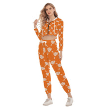 Load image into Gallery viewer, UTO IV Women&#39;s Crop Hoodie Sports Set
