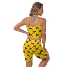 Load image into Gallery viewer, UTO IV Women&#39;s Breast Wrap Shorts Suit
