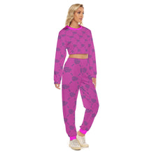 Load image into Gallery viewer, UTO IV Women&#39;s Crop Sweatshirt Suit

