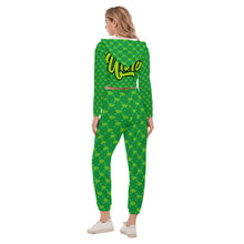 Load image into Gallery viewer, UTO IV Women&#39;s Crop Hoodie Sports Set
