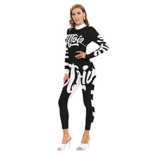 Load image into Gallery viewer, UTO IV Women&#39;s Long-sleeved High-neck Jumpsuit With Zipper
