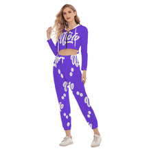 Load image into Gallery viewer, UTO IV Women&#39;s Crop Hoodie Sports Set
