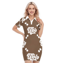 Load image into Gallery viewer, UTO IV Women&#39;s Polo Collar Dress
