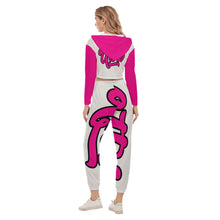 Load image into Gallery viewer, UTO IV Women&#39;s Crop Hoodie Sports Sets
