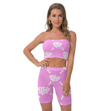 Load image into Gallery viewer, UTO IV Women&#39;s Breast Wrap Shorts Suit
