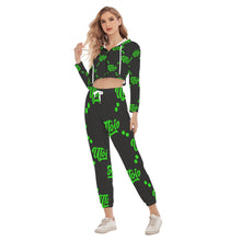 Load image into Gallery viewer, UTO IV &quot;Superb Bird&quot; Women&#39;s Crop Hoodie Sports Set
