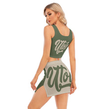 Load image into Gallery viewer, UTO IV Women&#39;s Camisole And Hip Skirt Suit

