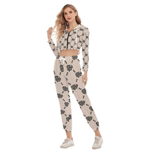 Load image into Gallery viewer, UTO IV Women&#39;s Crop Hoodie Sports Set
