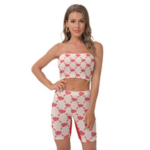 Load image into Gallery viewer, UTO IV &quot;Cheesecake&quot; Women&#39;s Breast Wrap Shorts Suit
