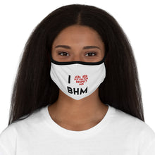 Load image into Gallery viewer, I ❤︎ BHM Collection Fitted Polyester Face Mask
