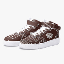 Load image into Gallery viewer, UTO IV &quot;Dark Brown Paisley&quot; High Tops
