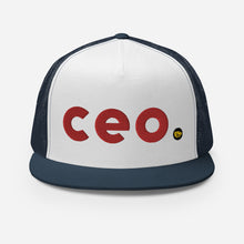 Load image into Gallery viewer, UTO IV CEO. Trucker Cap
