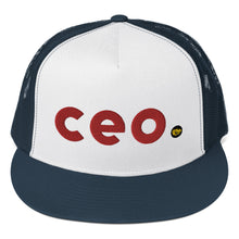 Load image into Gallery viewer, UTO IV CEO. Trucker Cap
