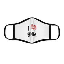 Load image into Gallery viewer, I ❤︎ BHM Collection Fitted Polyester Face Mask
