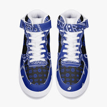 Load image into Gallery viewer, UTO IV &quot;Royal Blue Paisley&quot; High Tops

