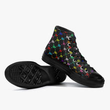 Load image into Gallery viewer, UTO IV &quot;Monogram&quot; High-Top Canvas Shoes
