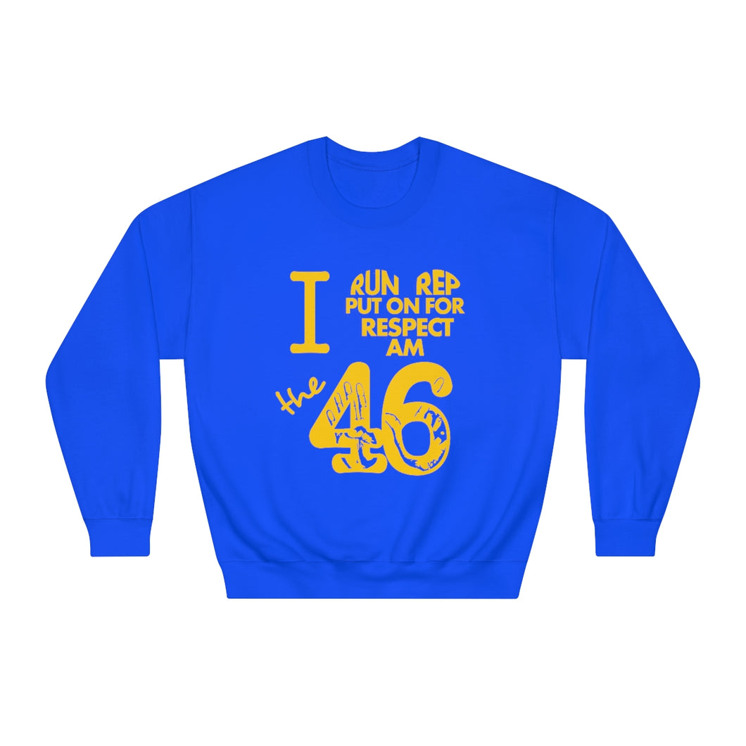 I ❤︎ the 46 Unisex DryBlend® Crewneck Sweatshirt