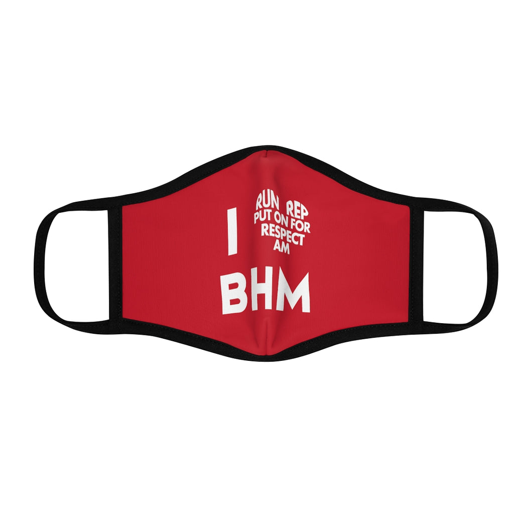 I ❤︎ BHM Collection Fitted Polyester Face Mask