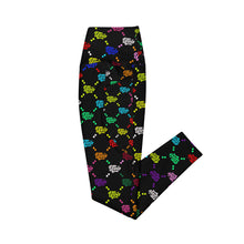 Load image into Gallery viewer, UTO IV &quot;Monogram&quot; Crossover Leggings with Pockets
