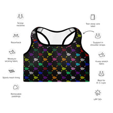Load image into Gallery viewer, UTO IV &quot;Monogram&quot; Padded Sports Bra

