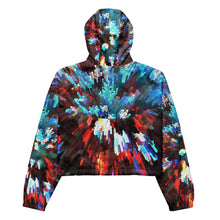 Load image into Gallery viewer, UTO IV "Kutia Moyo" Women’s Cropped Windbreaker
