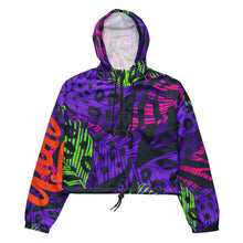 Load image into Gallery viewer, UTO IV "Abskratt'd" Women’s Cropped Windbreaker
