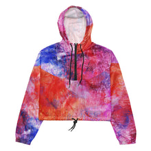 Load image into Gallery viewer, UTO IV "Peintre Noir" Women’s Cropped Windbreaker
