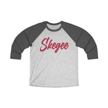 Load image into Gallery viewer, UTO IV SKEGEE Unisex Tri-Blend 3\4 Raglan Tee
