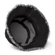 Load image into Gallery viewer, UTO IV SKEGEE Distressed denim bucket hat
