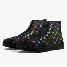 Load image into Gallery viewer, UTO IV &quot;Monogram&quot; High-Top Canvas Shoes
