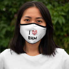 Load image into Gallery viewer, I ❤︎ BHM Collection Fitted Polyester Face Mask
