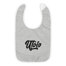Load image into Gallery viewer, UTO IV Embroidered Baby Bib

